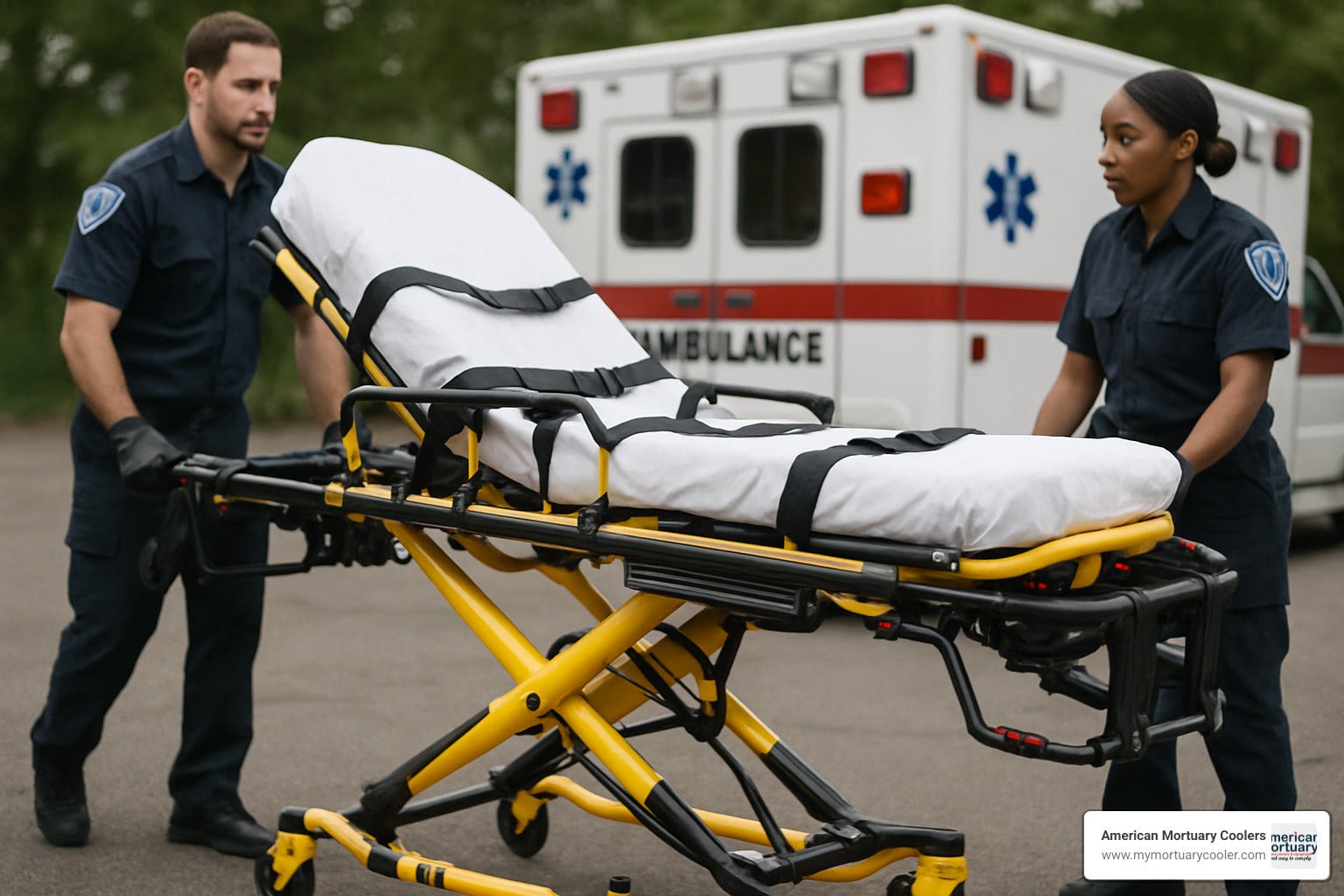 The Definitive Guide to Comparing EMS Stretchers - American Mortuary Coolers & Equipments The Definitive Guide to Comparing EMS Stretchers - American Mortuary Coolers & Equipments